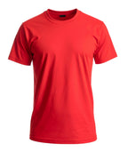 Men’s Casual Solid Red Half Sleeve T-Shirt