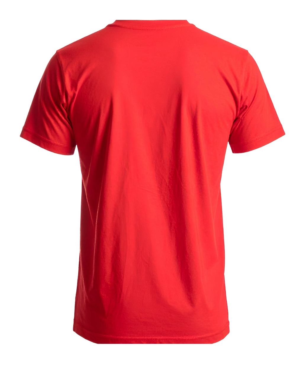 Men’s Casual Solid Red Half Sleeve T-Shirt