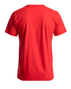 Men’s Casual Solid Red Half Sleeve T-Shirt